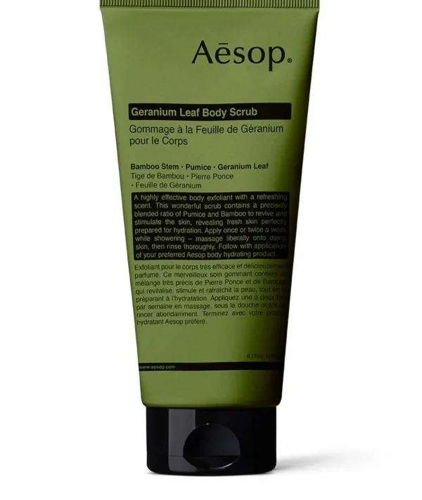 Discount AESOP - Geranium Leaf Body Scrub 180Ml