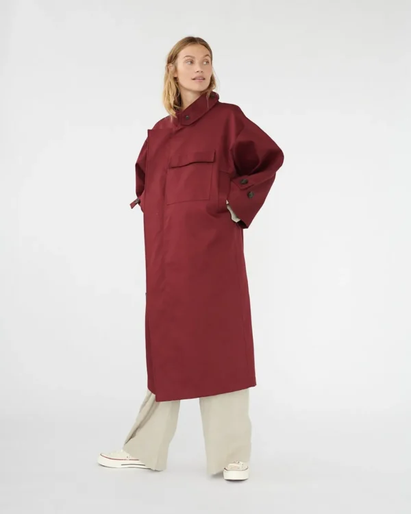 Store AF Agger - Water Resistant Coat - Burgundy