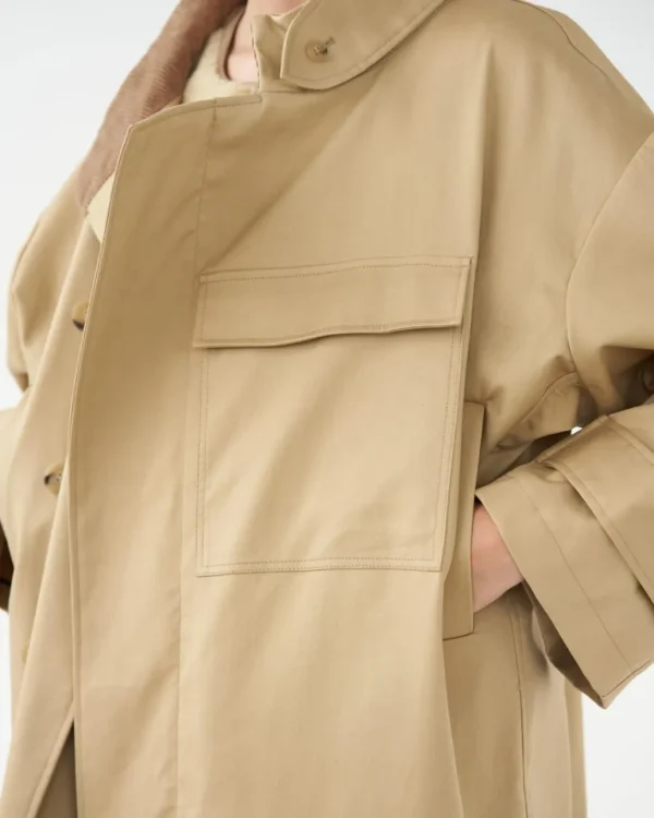 Shop AF Agger - Water Resistant Coat - Beige