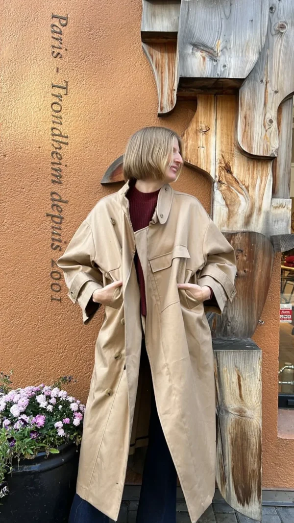 Shop AF Agger - Water Resistant Coat - Beige