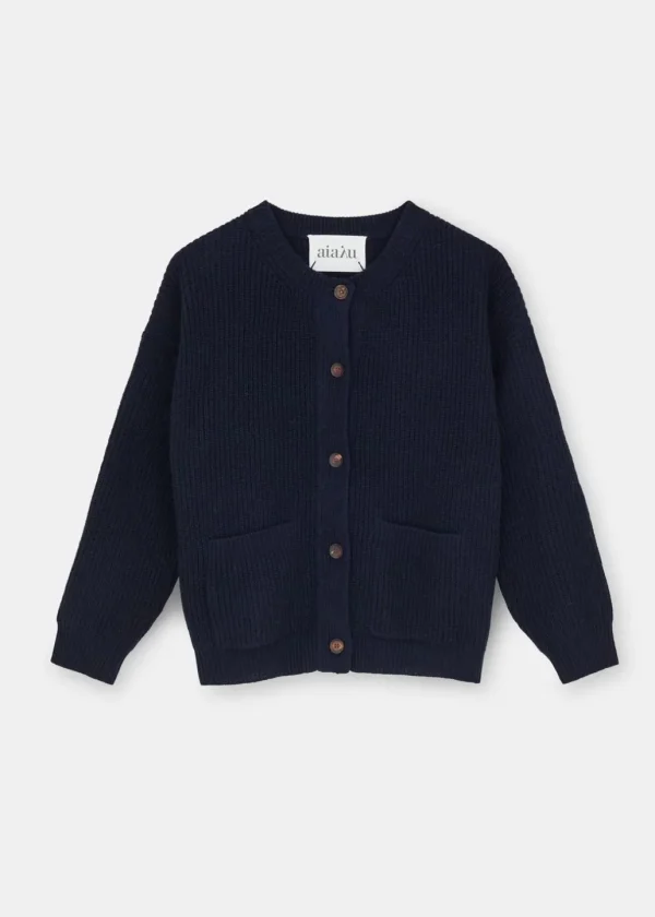 Sale AIAYU - Bine Cardigan - Black Blue