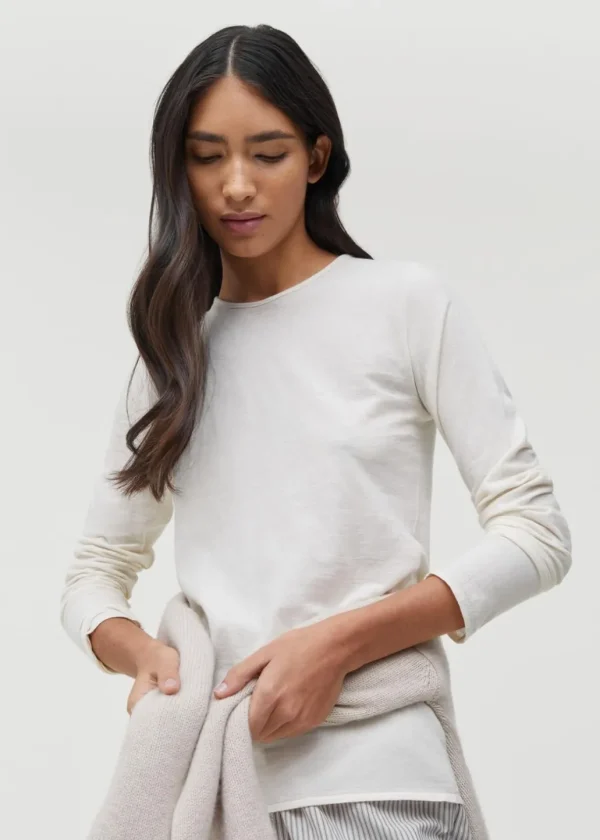 Sale AIAYU - Gentle Long Sleeve - Pure Ecru