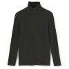 Online AIAYU - Gentle Turtleneck - Dark Brown