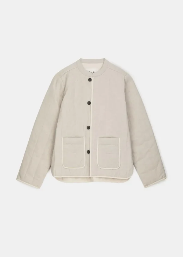 New AIAYU - Haze Jacket Cotton Slub - Natural