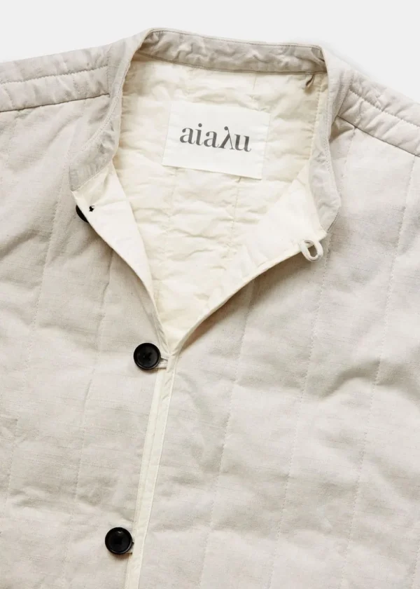 New AIAYU - Haze Jacket Cotton Slub - Natural