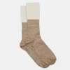 Online AIAYU - Linen Rib Socks - Mix Linen