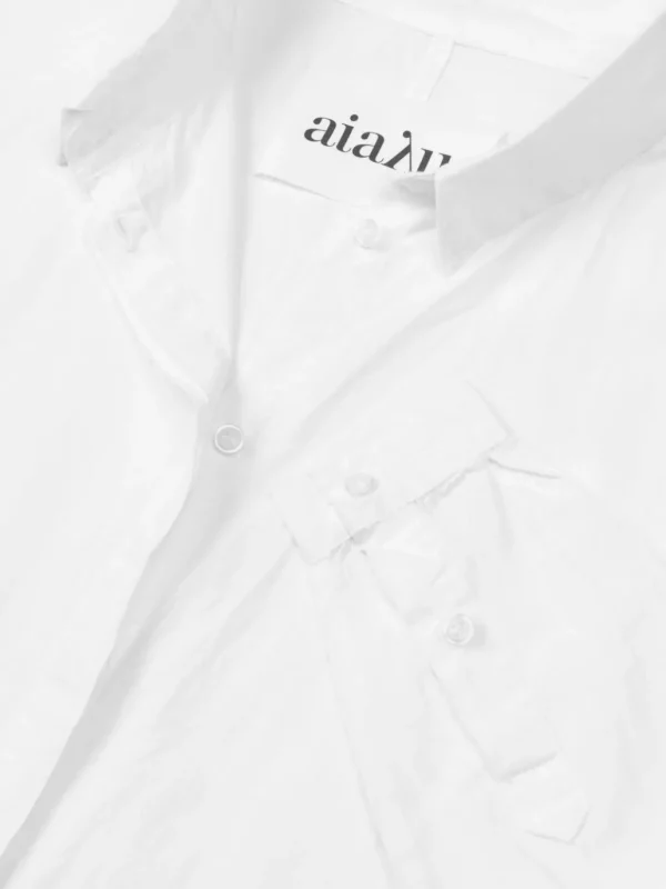 Clearance AIAYU - Shirt Dress - White