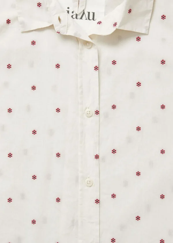 Outlet AIAYU - Shirt Flore - Mix Creme