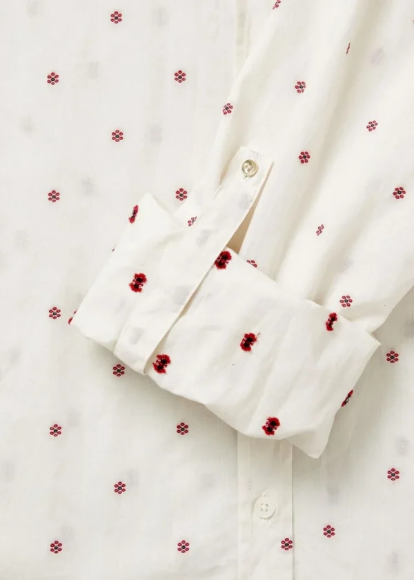 Outlet AIAYU - Shirt Flore - Mix Creme