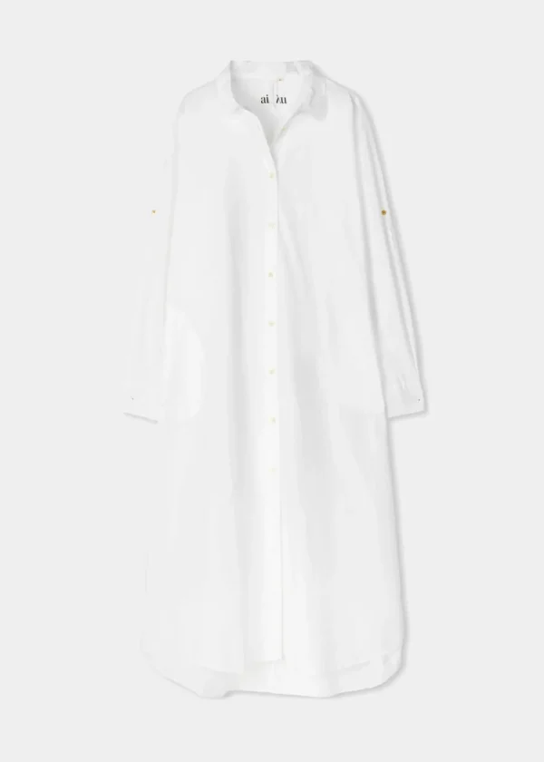 Best Sale AIAYU - Shirt Robe - White