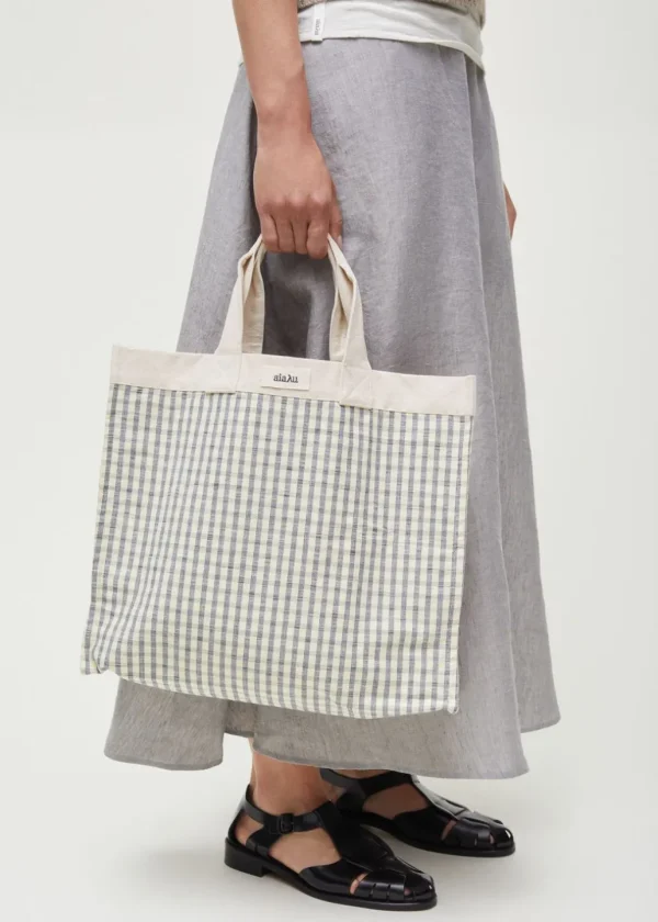 Shop AIAYU - Shopper Check - Mix Navy