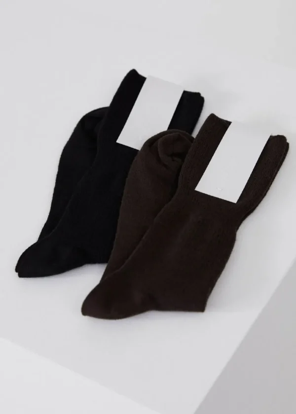 Cheap AIAYU - Wool Rib Socks - Navy