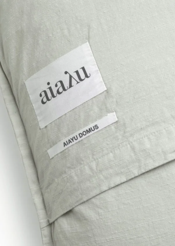 Sale AIAYU DOMUS - Pillow Cotton Slub 50X50 - Water