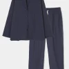 Best Sale AIAYU DOMUS - Pyjamas Seersucker - Navy