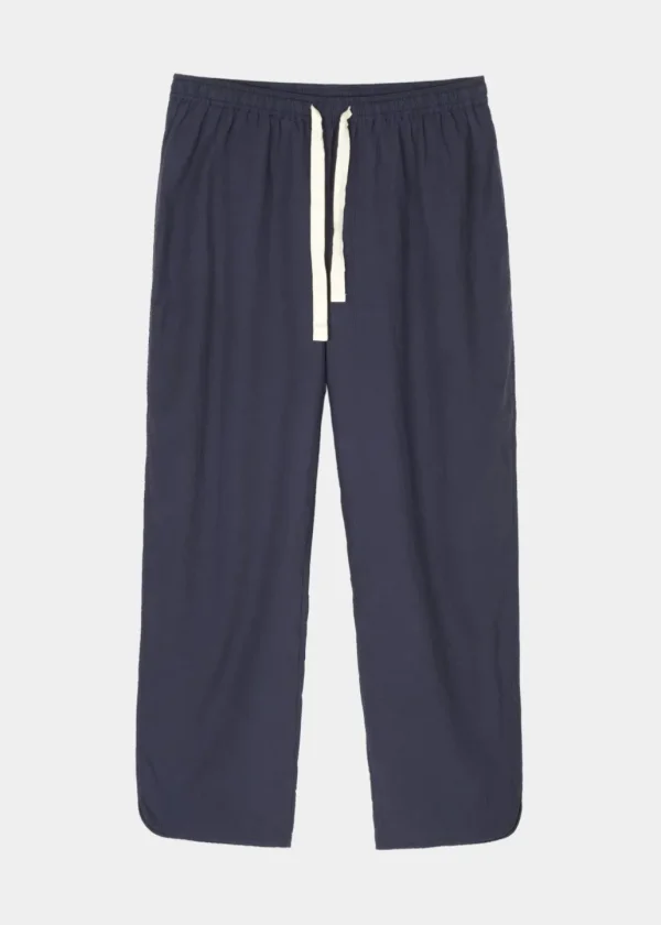 Best Sale AIAYU DOMUS - Pyjamas Seersucker - Navy