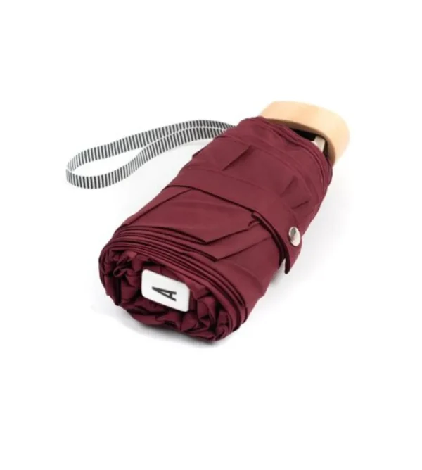 Hot ANATOLE - Burgundy Folding Compact Umbrella - Germain