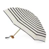 Cheap ANATOLE - Striped Compact Umbrella - Navy Stripes - Henri