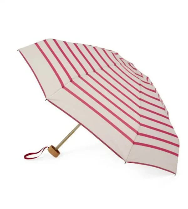 Online ANATOLE - Striped Compact Umbrella - Sorbet Pink Stripes - Marcelle