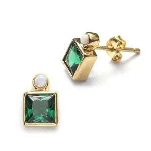 Fashion ANNI LU - Bling Stud (1 Pcs) - Posy Green