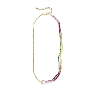 Sale ANNI LU - Double Rainbow Necklace - Gold