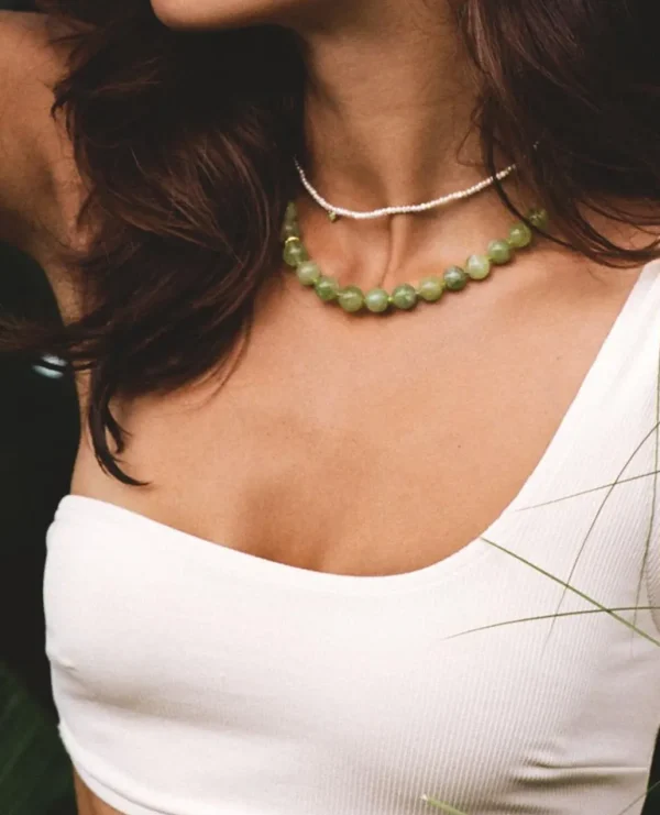 Flash Sale ANNI LU - Mini Mal Necklace - Calm Green