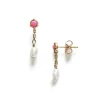 Cheap ANNI LU - Pearly Stud Earring - Pink Opal