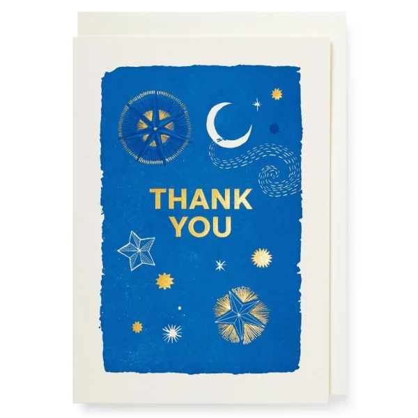 Discount Archivist - Printed Card - Thank You Stars