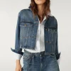 Clearance BAu0026SH Ba&Sh - Manon Jacket - Blue Denim