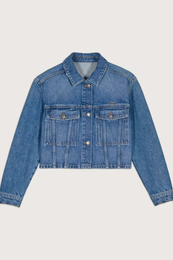 Clearance BAu0026SH Ba&Sh - Manon Jacket - Blue Denim