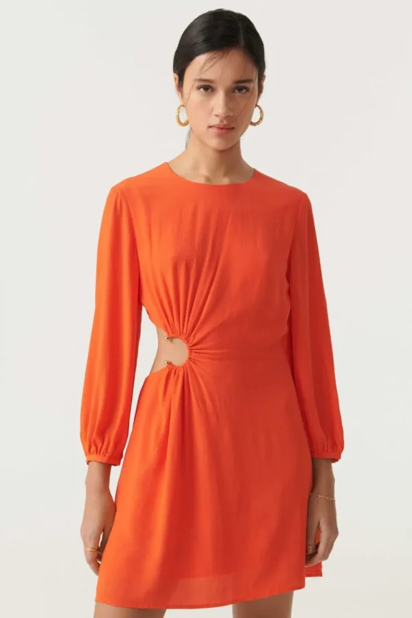 Shop BAu0026SH Ba&Sh - Monica Dress - Orange