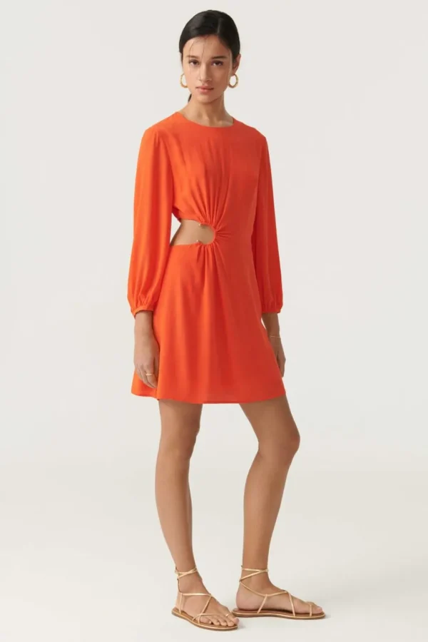 Shop BAu0026SH Ba&Sh - Monica Dress - Orange