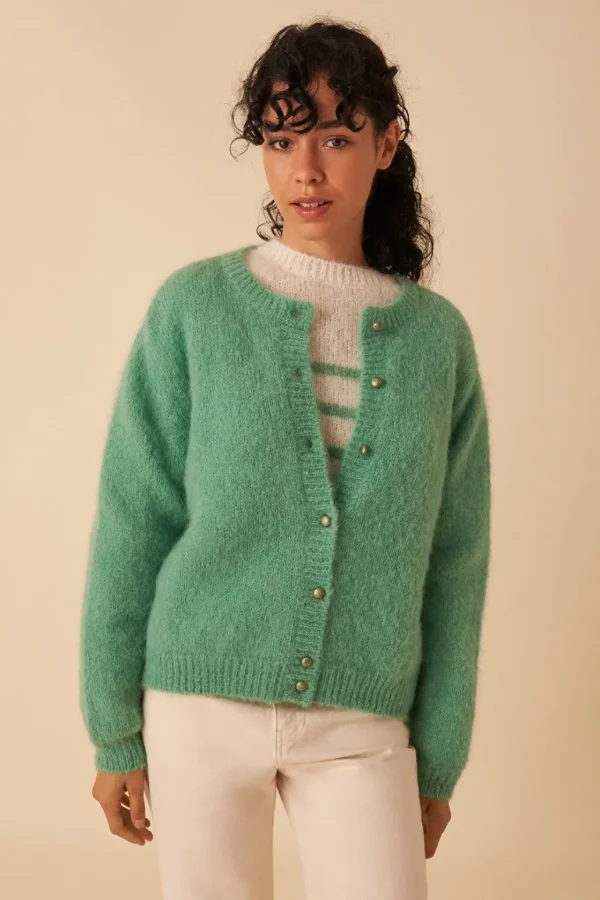 Online DES PETITS HAUTS - Dusko Cardigan - Boreale