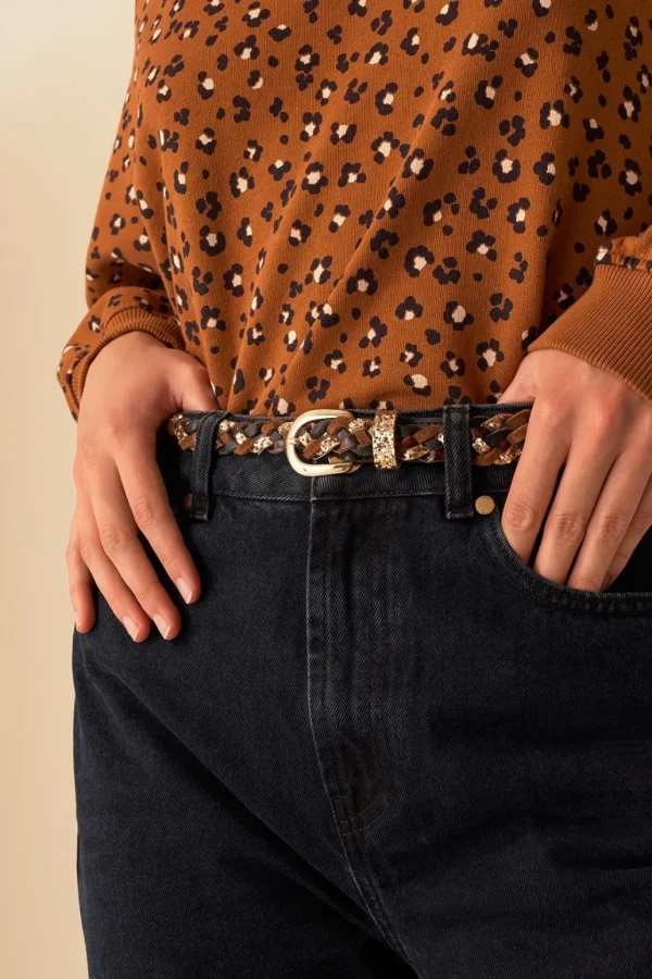 Store DES PETITS HAUTS - Leanie Belt - Leopard