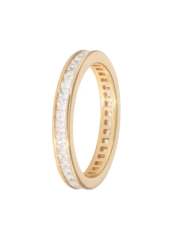 Discount Emilia by Bon Dep - Eternity Ring Square Gold