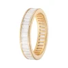 Hot Emilia by Bon Dep - Eternity Ring Rectangular Gold