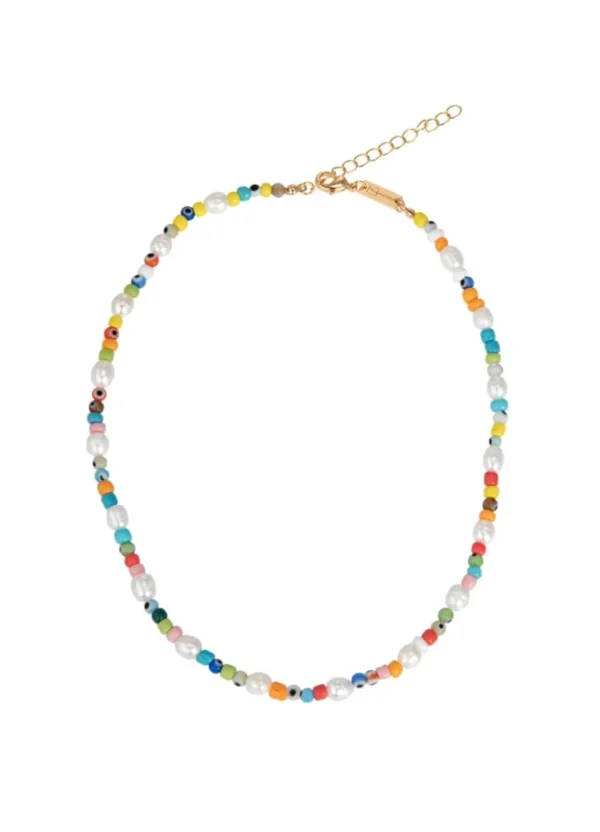 New Emilia by Bon Dep - Evil Eye Necklace 40-45Cm