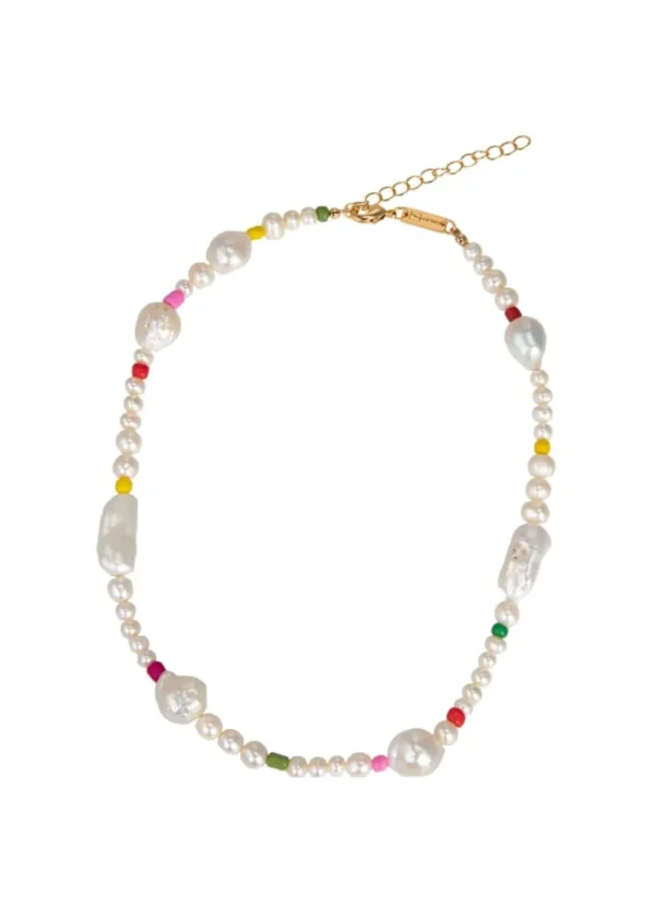 Outlet Emilia by Bon Dep - Freshwater Mixed Necklace 40-45Cm