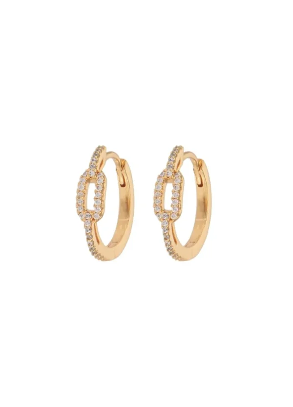 Outlet Emilia by Bon Dep - Medium Chain Hoops