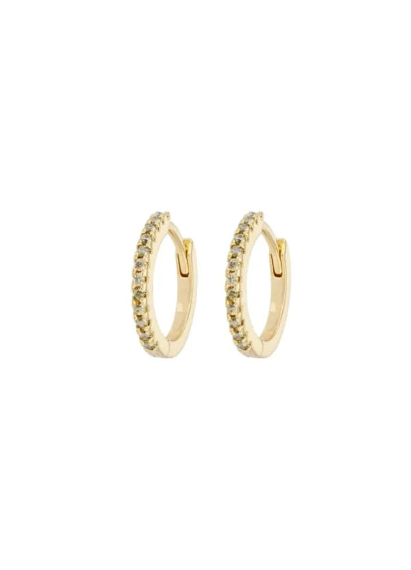 Best Sale Emilia by Bon Dep - Medium Hoops - Army