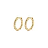 Sale Emilia by Bon Dep - Small Twisted Hoops