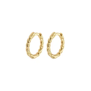 Sale Emilia by Bon Dep - Small Twisted Hoops