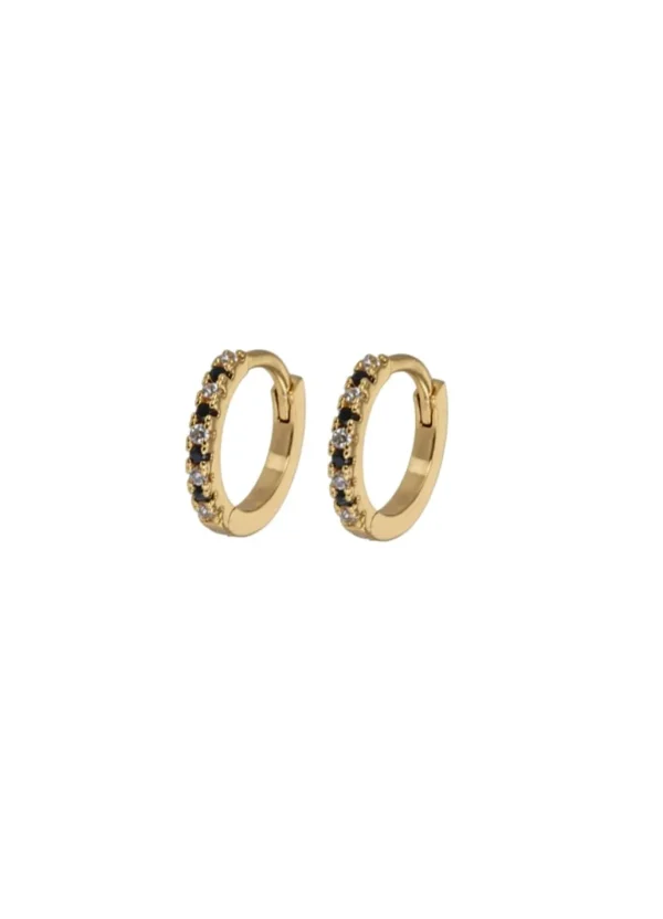 Cheap Emilia by Bon Dep - Small Hoops B&W