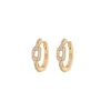 Fashion Emilia by Bon Dep - Small Chain Hoops