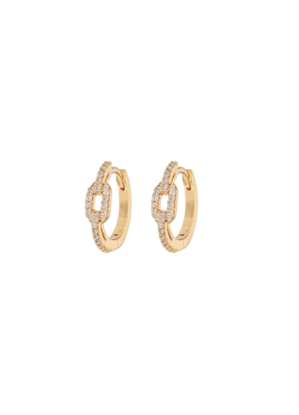 Fashion Emilia by Bon Dep - Small Chain Hoops