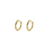 Flash Sale Emilia by Bon Dep - X-Small Gold Hoops