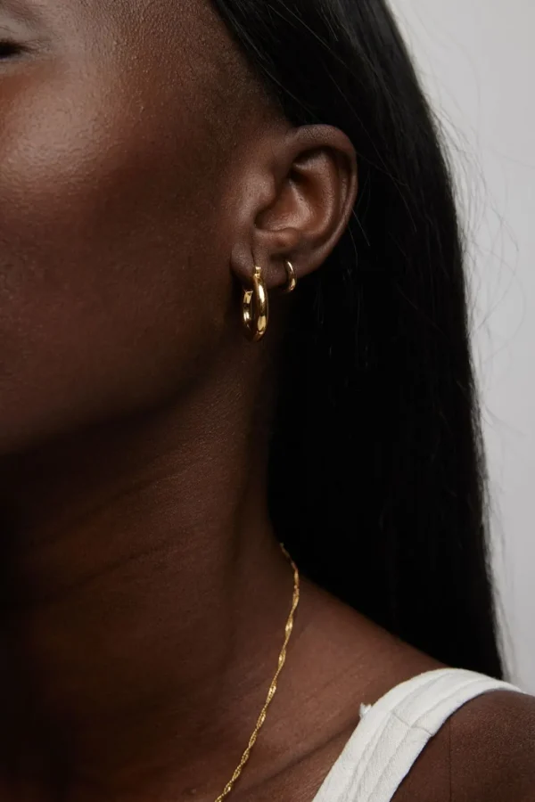 New Englund1917 - Chunky Gold Hoops