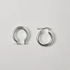 Hot Englund1917 - Chunky Silver Hoops