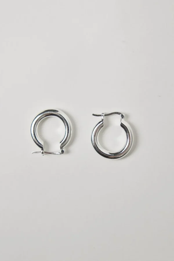 Hot Englund1917 - Chunky Silver Hoops