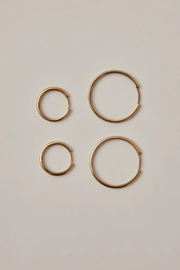 Best Englund1917 - Classic Gold Hoops Large