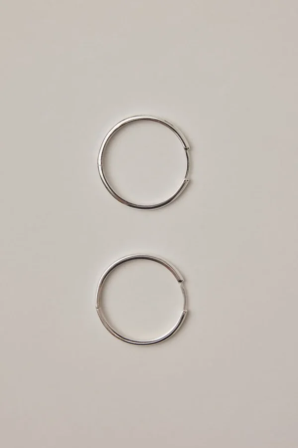 Best Sale Englund1917 - Classic Silver Hoops Large